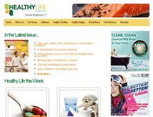 Tablet Screenshot of healthylm.com